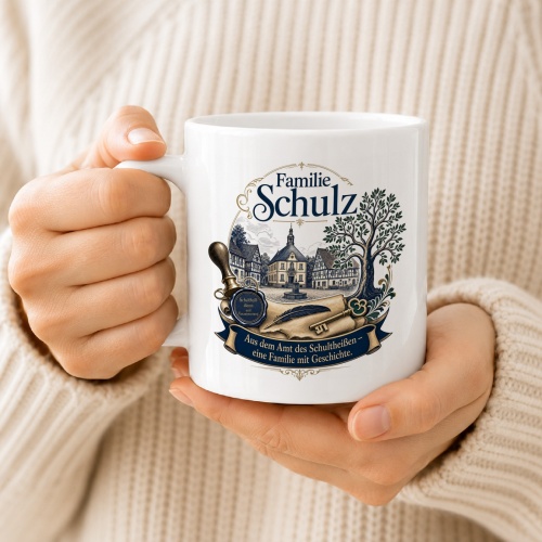 Tasse »Familie Schulz – Schultheiß & Geschichte«
