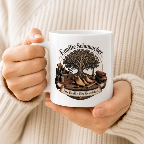 Tasse »Familie Schumacher – Eine Familie. Eine Geschichte.«