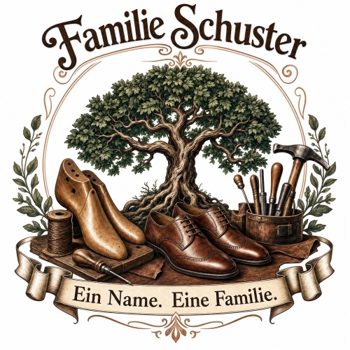 Tasse »Familie Schuster – Ein Name. Eine...