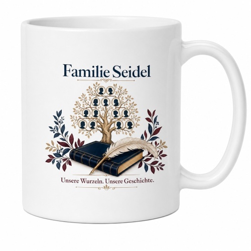 Tasse »Unsere Wurzeln. Unsere Geschichte.«