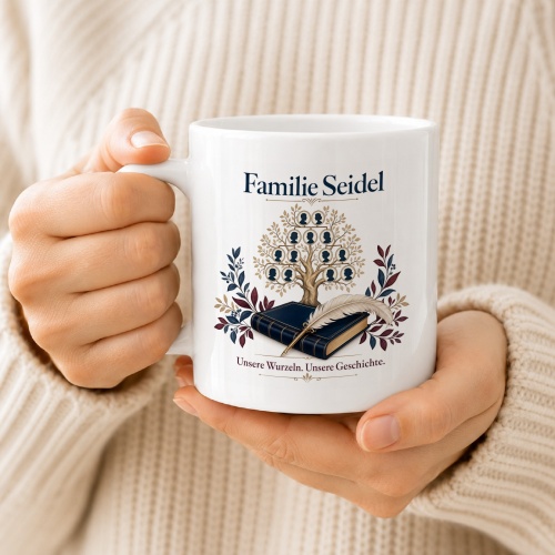 Tasse »Unsere Wurzeln. Unsere Geschichte.«