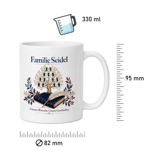 Tasse »Unsere Wurzeln. Unsere Geschichte.«