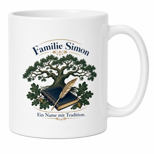 Tasse »Familie Simon – Ein Name mit...