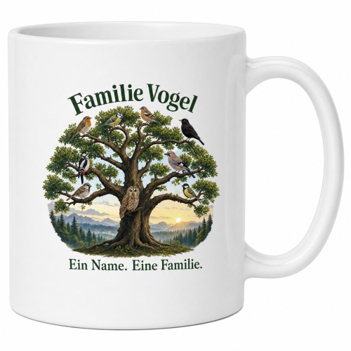 Tasse »Familie Vogel – Ein Name. Eine...