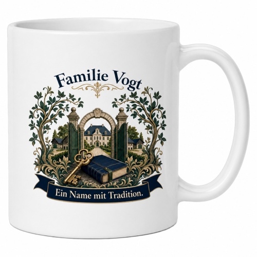 Tasse »Familie Vogt – Ein Name mit...