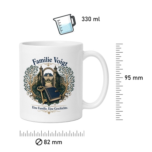 Tasse »Familie Voigt – Eine Familie. Eine Geschichte.«