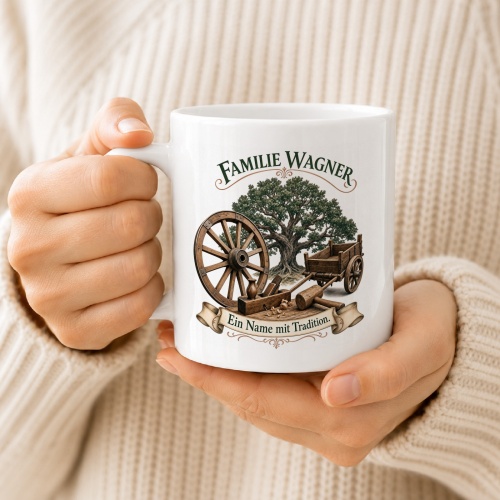 Tasse »Familie Wagner – Ein Name mit Tradition«