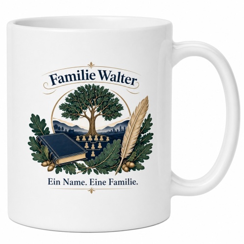 Tasse »Familie Walter – Ein Name. Eine...