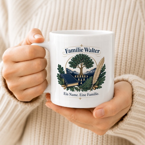 Tasse »Familie Walter – Ein Name. Eine Familie.«