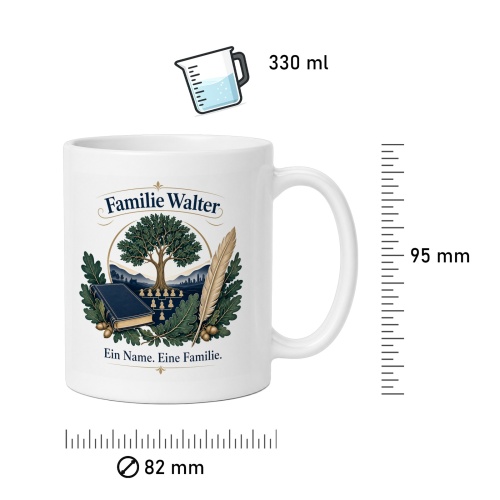 Tasse »Familie Walter – Ein Name. Eine Familie.«