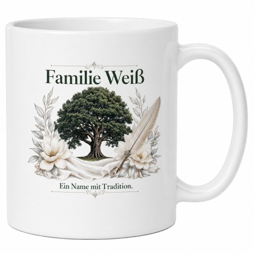 Tasse »Familie Weiß – Ein Name mit...