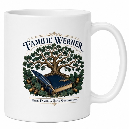 Tasse »Familie Werner – Eine Familie. Eine...
