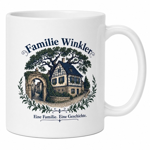 Tasse »Familie Winkler – Eine Familie. Eine...