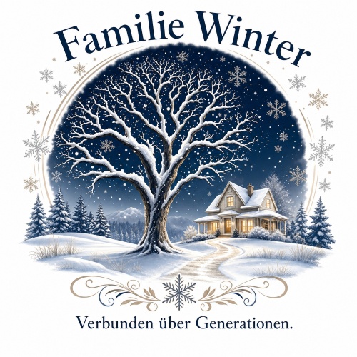 Tasse »Familie Winter – Verbunden über...