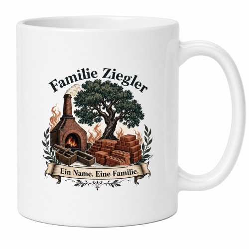 Tasse »Familie Ziegler – Ein Name. Eine...
