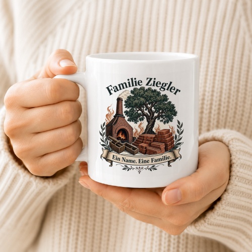 Tasse »Familie Ziegler – Ein Name. Eine Familie.«