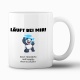 Tasse »Läuft bei mir! Zwar rückwärts und bergab...«