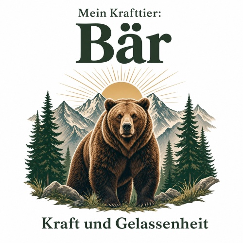 Tasse »Mein Krafttier: Bär – Kraft und...