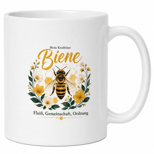 Tasse »Mein Krafttier: Biene«
