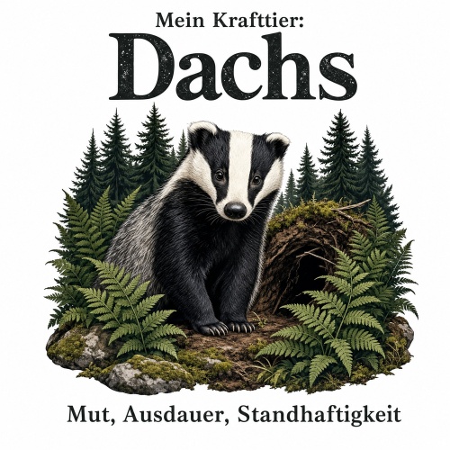 Tasse »Mein Krafttier: Dachs«