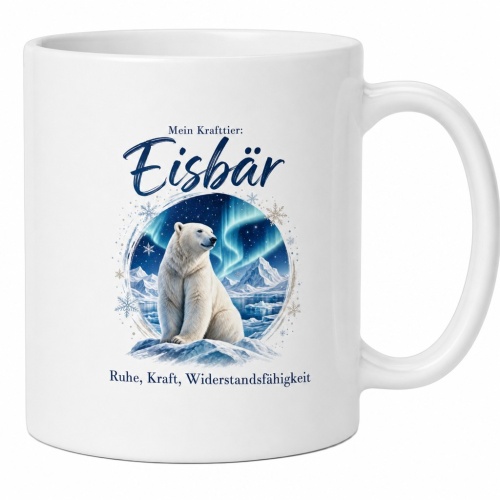 Tasse »Mein Krafttier: Eisbär«