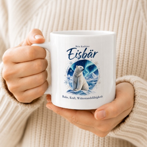 Tasse »Mein Krafttier: Eisbär«
