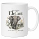 Tasse »Mein Krafttier: Elefant«
