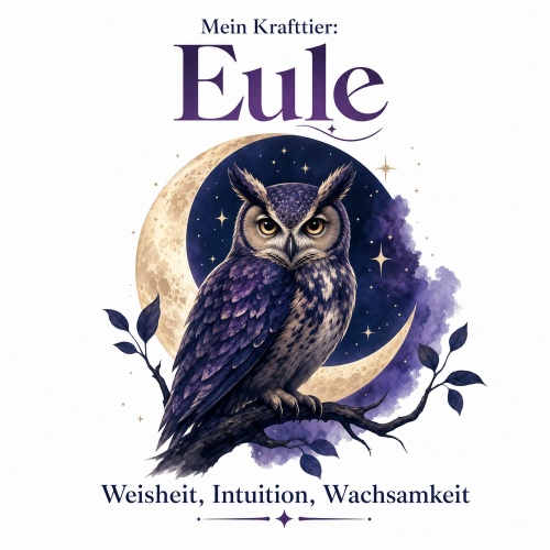 Tasse »Mein Krafttier: Eule«