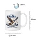 Tasse »Mein Krafttier: Falke – Fokus, Freiheit, Schnelligkeit«