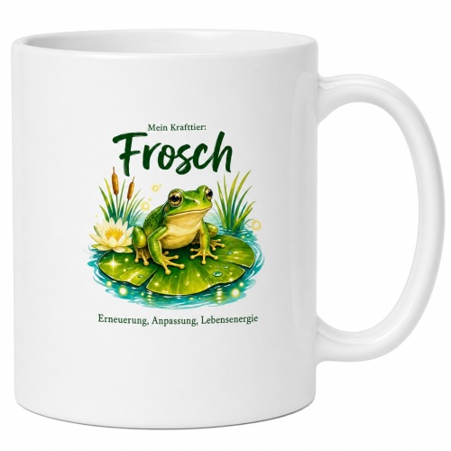 Tasse »Mein Krafttier: Frosch«
