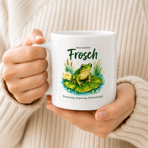 Tasse »Mein Krafttier: Frosch«