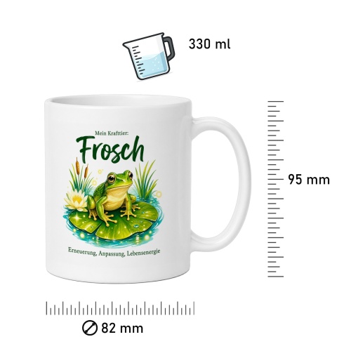 Tasse »Mein Krafttier: Frosch«