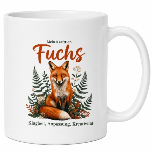 Tasse »Mein Krafttier: Fuchs«