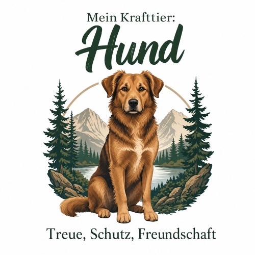 Tasse »Mein Krafttier: Hund«