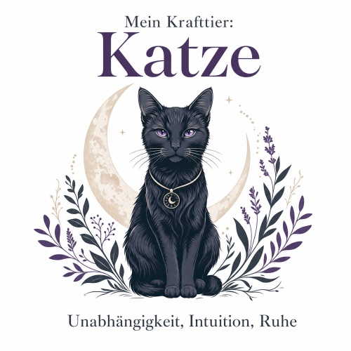 Tasse »Mein Krafttier: Katze«