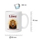 Tasse »Mein Krafttier: Löwe«