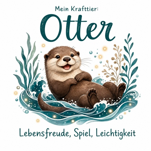 Tasse »Mein Krafttier: Otter«