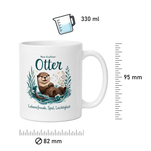 Tasse »Mein Krafttier: Otter«