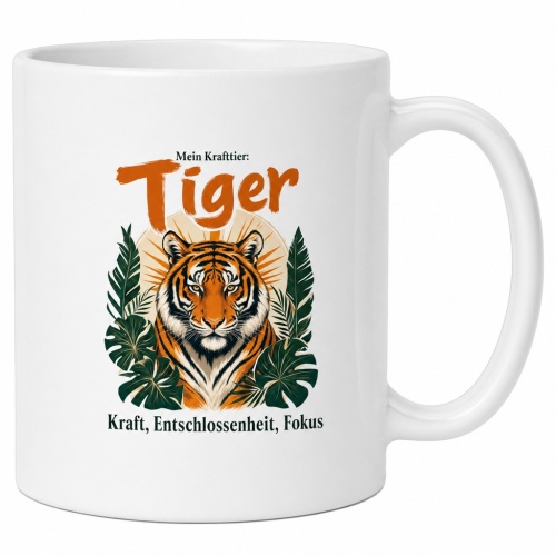 Tasse »Mein Krafttier: Tiger«
