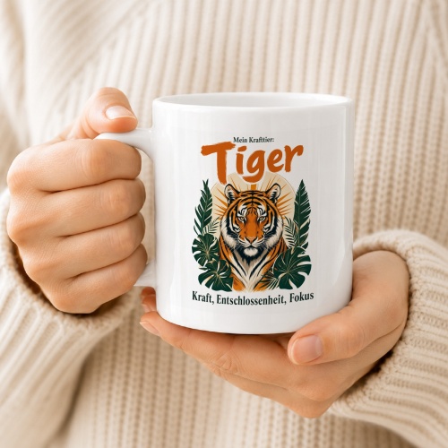 Tasse »Mein Krafttier: Tiger«