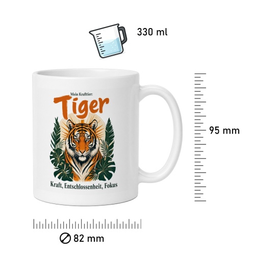 Tasse »Mein Krafttier: Tiger«
