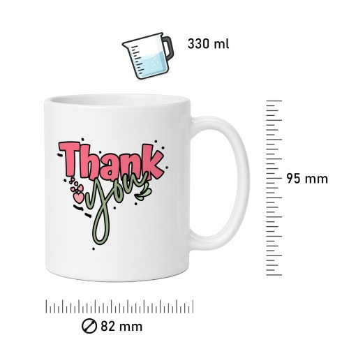 Tasse »Thank You«