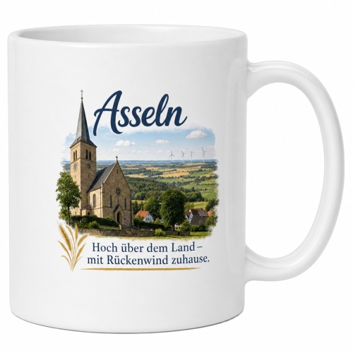 Tasse »Lichtenau Asseln – Hoch über dem...