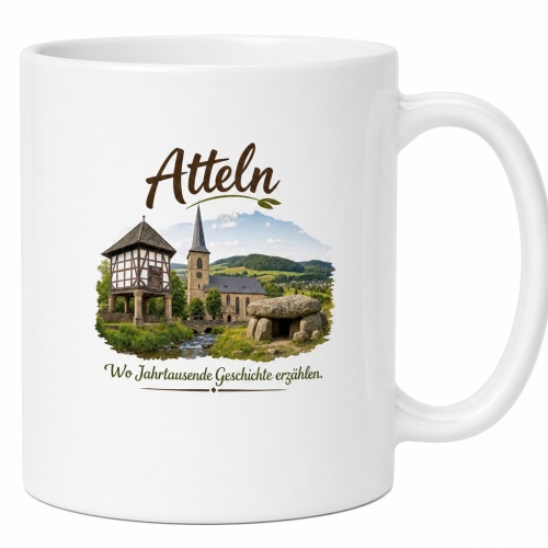 Tasse »Lichtenau Atteln – Wo Jahrtausende...