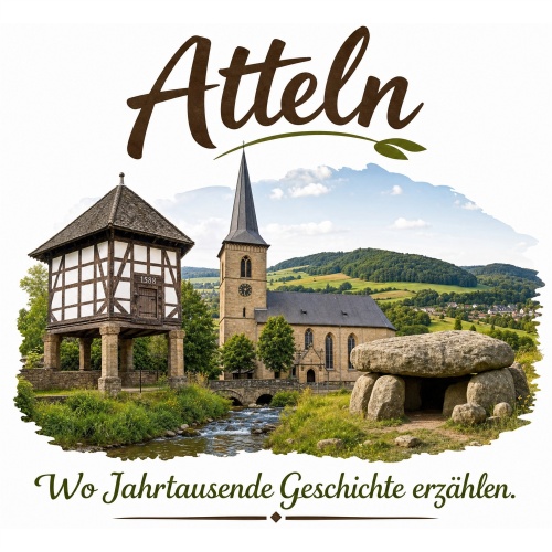 Tasse »Lichtenau Atteln – Wo Jahrtausende Geschichte erzählen«