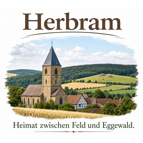 Tasse »Lichtenau Herbram – Heimat zwischen Feld und Eggewald«