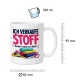 Tasse »Ich verkaufe Stoff Andere reden nur davon.«