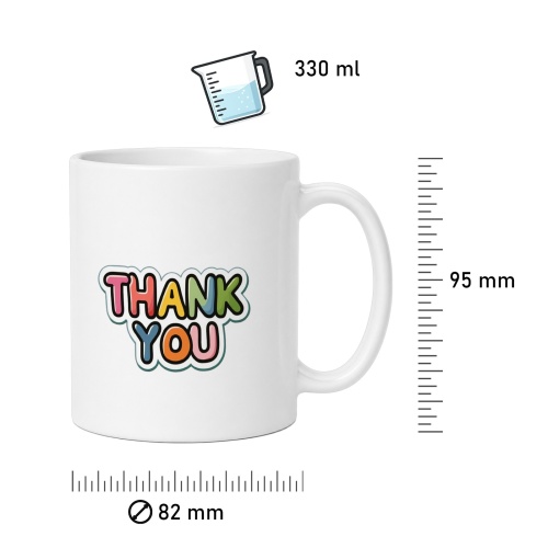 Tasse »Thank You«