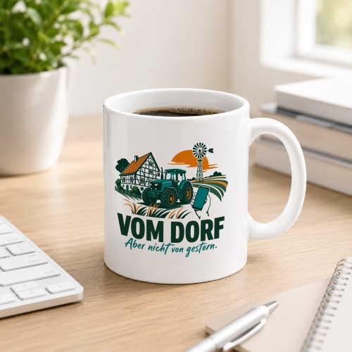 Tasse »Vom Dorf aber nicht von gestern.«