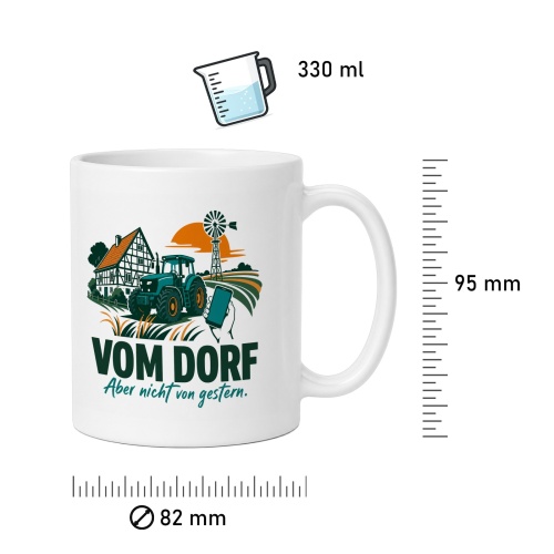 Tasse »Vom Dorf aber nicht von gestern.«